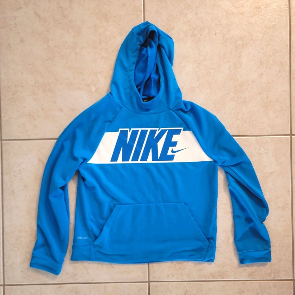 Blue Nike Dri-Fit Hoodie Size XL
